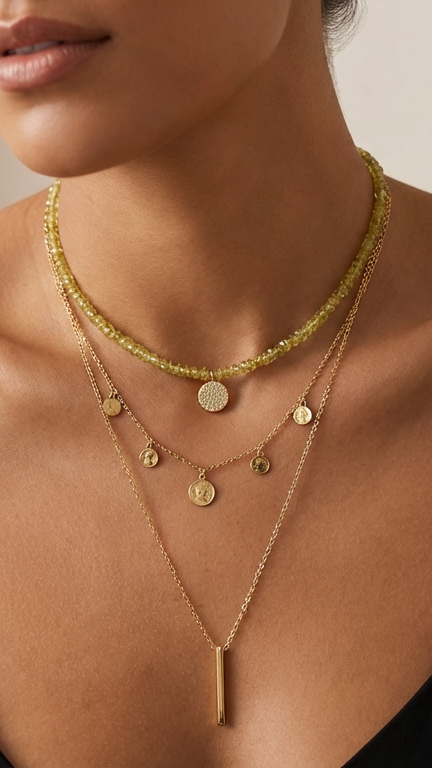 Rare Yellow Sapphire Choker