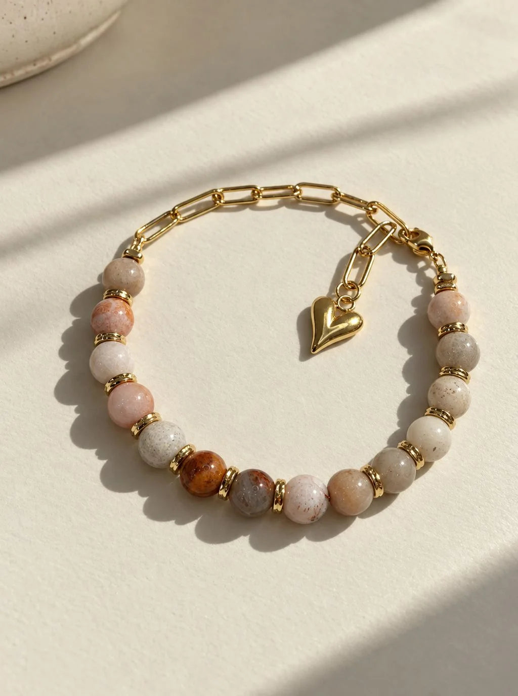 The laughter stone agate bracelet