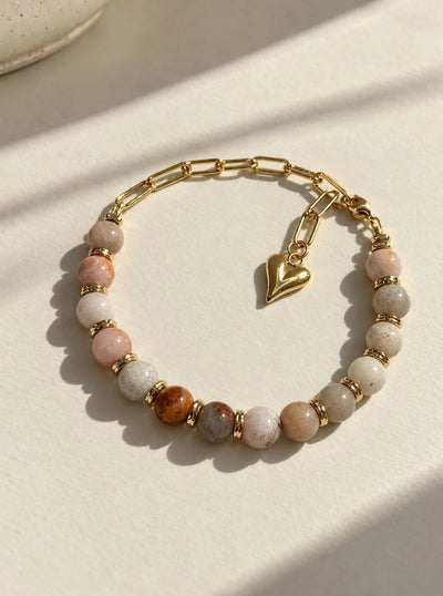 The laughter stone agate bracelet