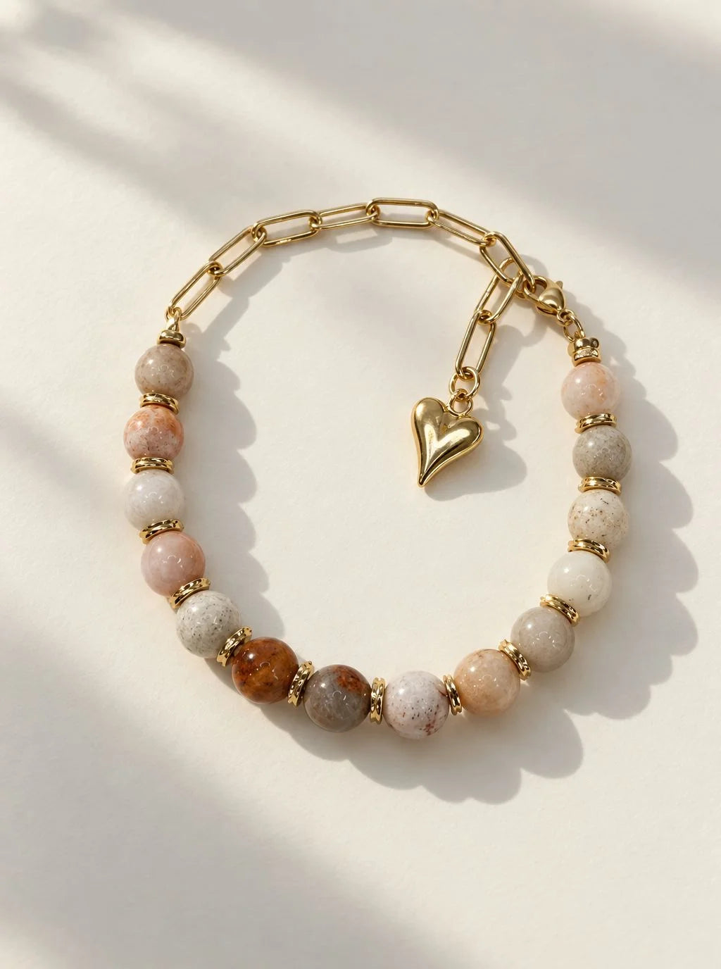 The laughter stone agate bracelet