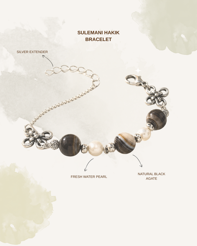 Sulemani Hakik (Black Agate) Bracelet