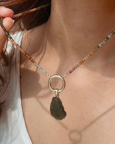 Watermelon Tourmaline Necklace