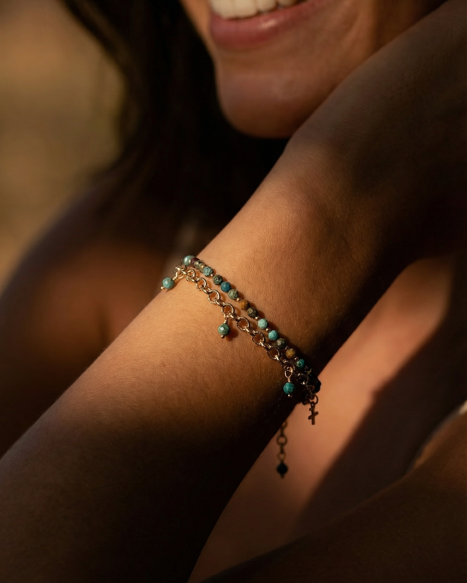 The Infinite Zodiac Chain™ - Turquoise- Sagittarius