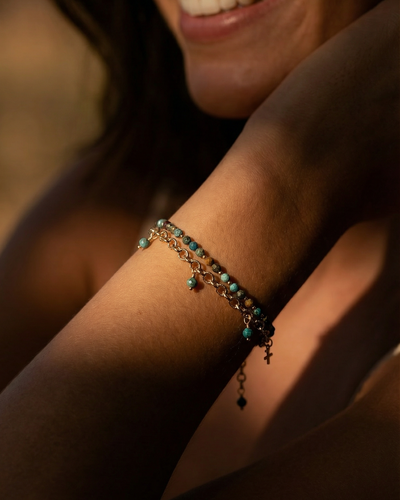 The Infinite Zodiac Chain™ - Turquoise- Sagittarius
