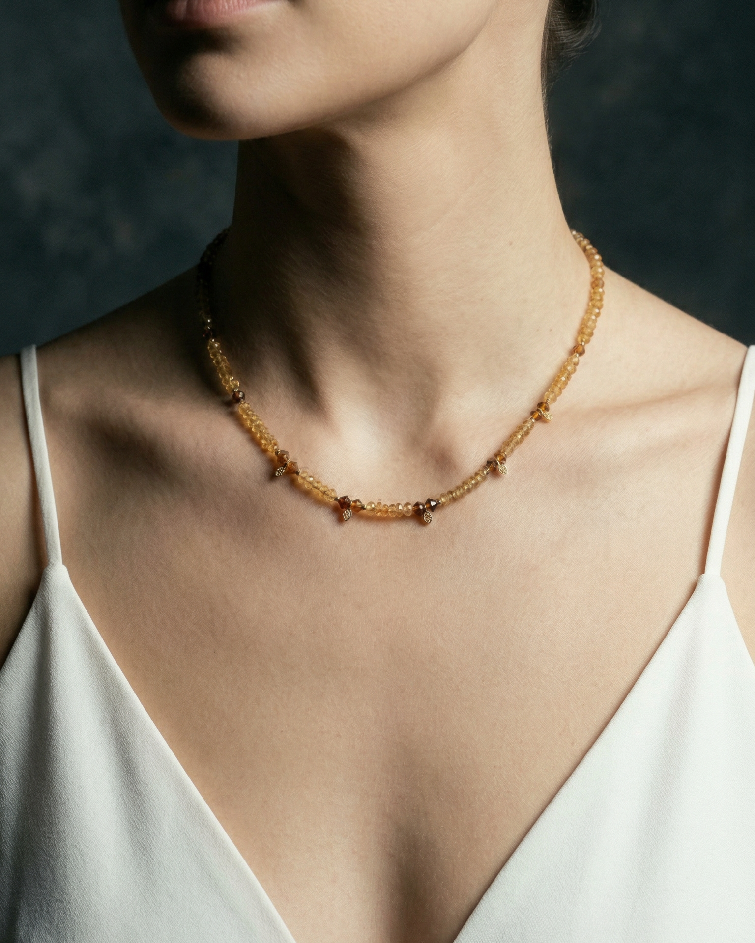Citrine Choker Necklace