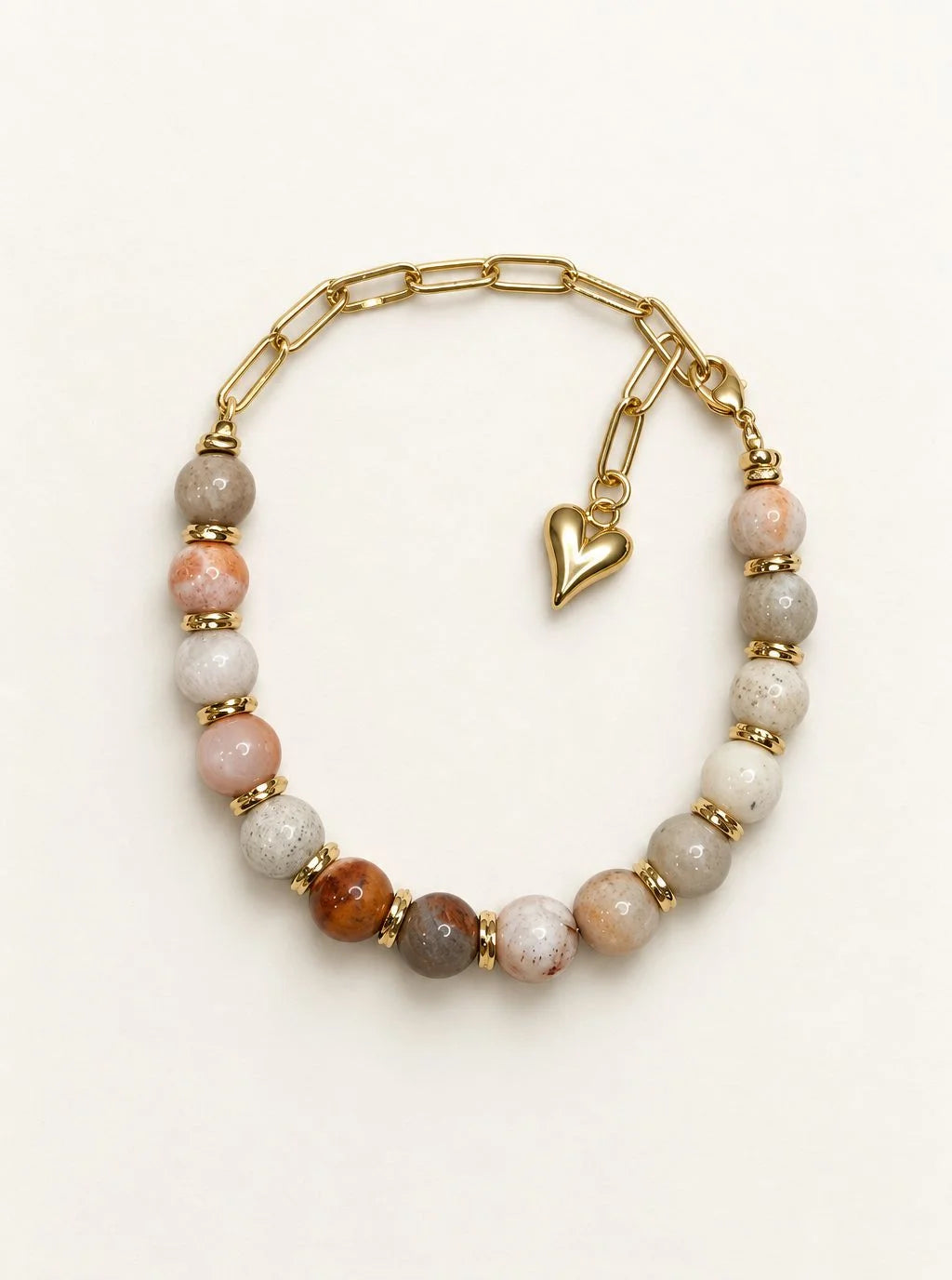 The laughter stone agate bracelet