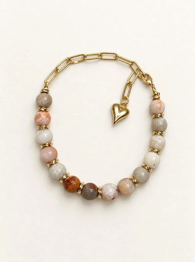 The laughter stone agate bracelet