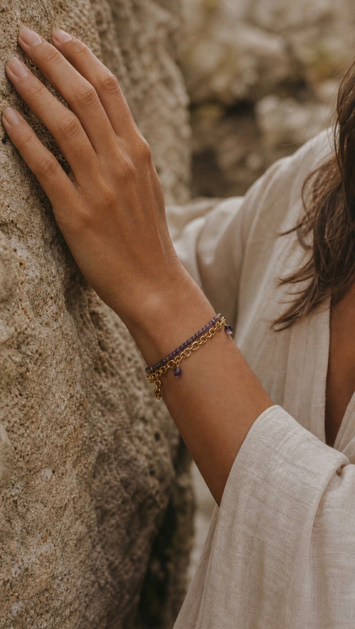 The Infinite Zodiac Chain™ - Amethyst- Aquarius