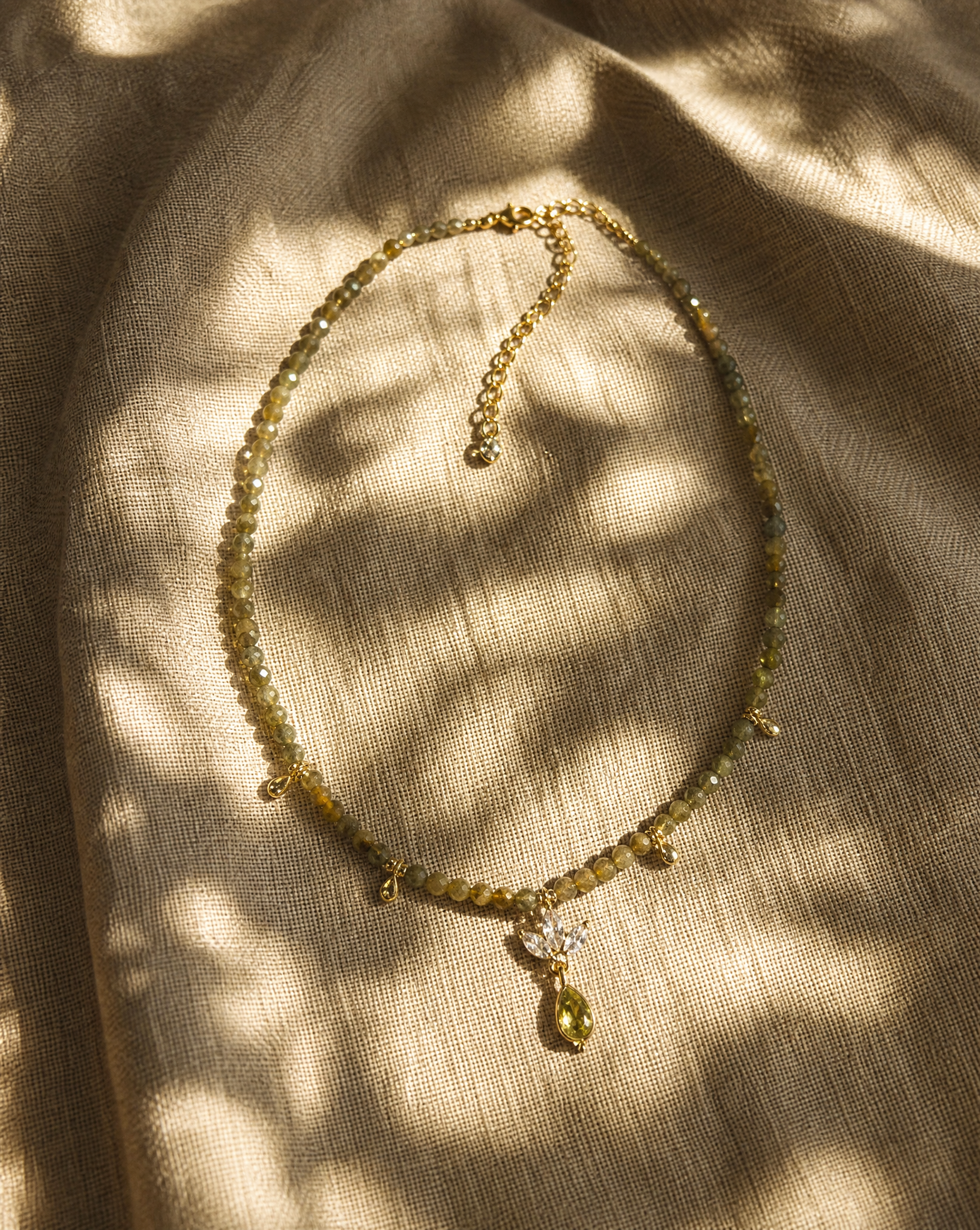 Green Garnet Choker
