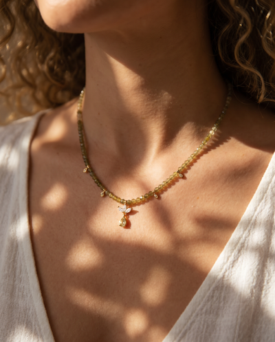 Green Garnet Choker