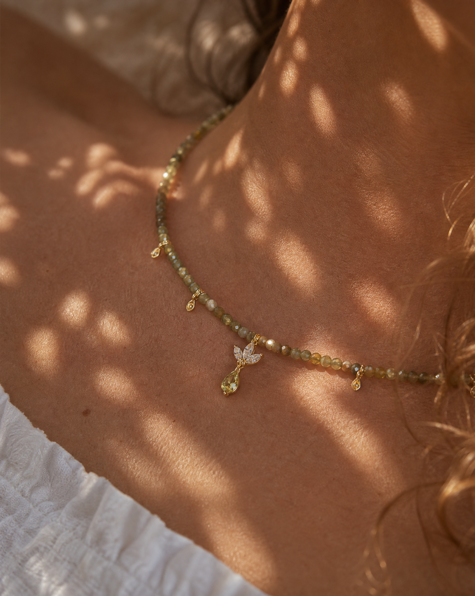 Green Garnet Choker