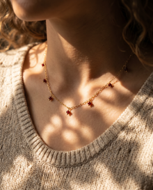 Hessonite Garnet Chain