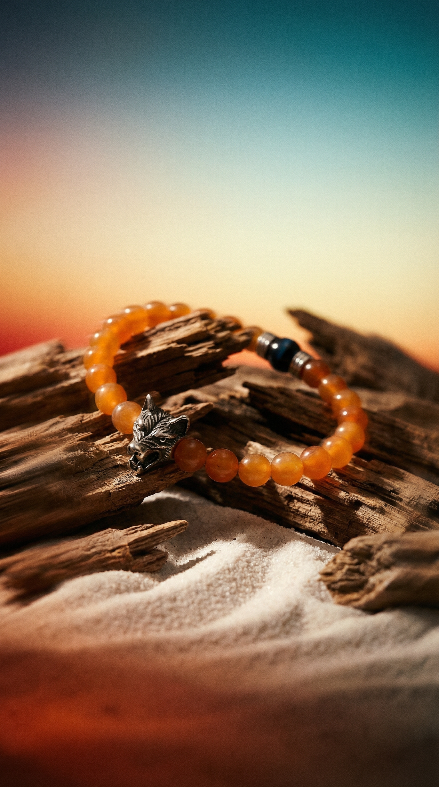 Orange Aventurine Yang Bracelet- The Initiator