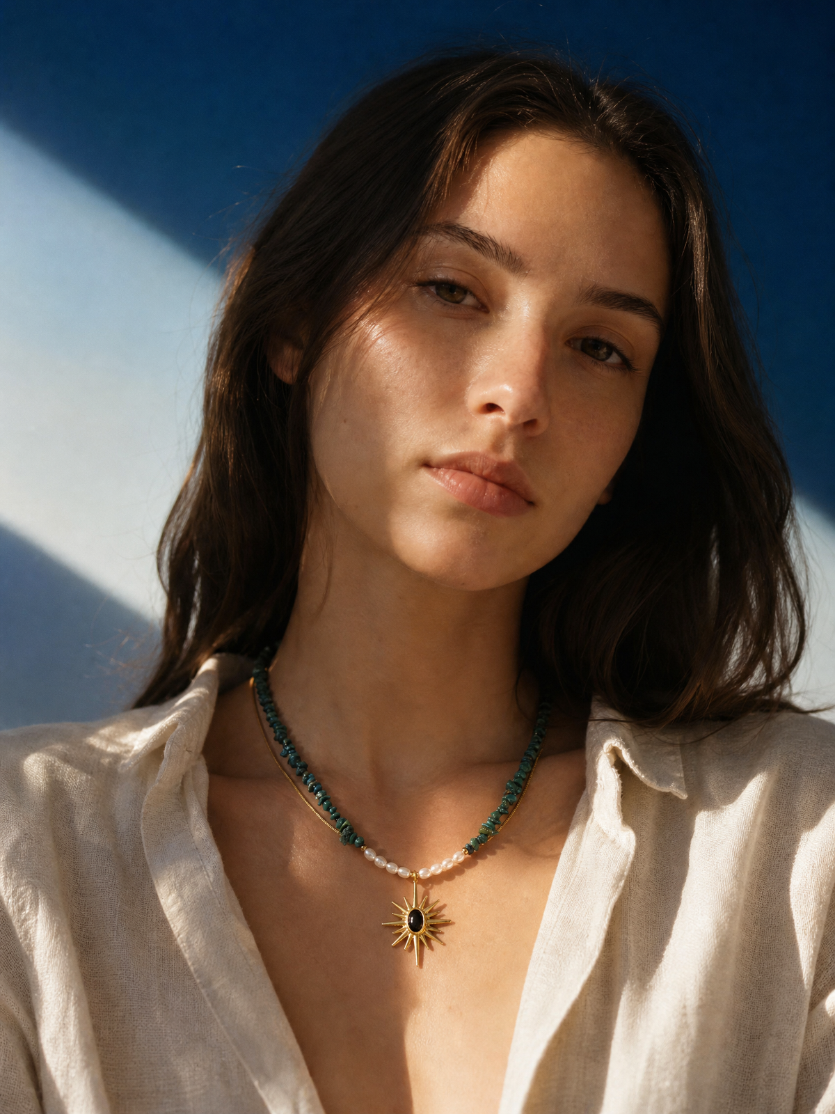 Turquoise Sun Necklace