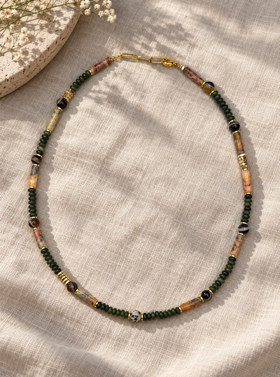 Between the Worlds Crystal Necklace