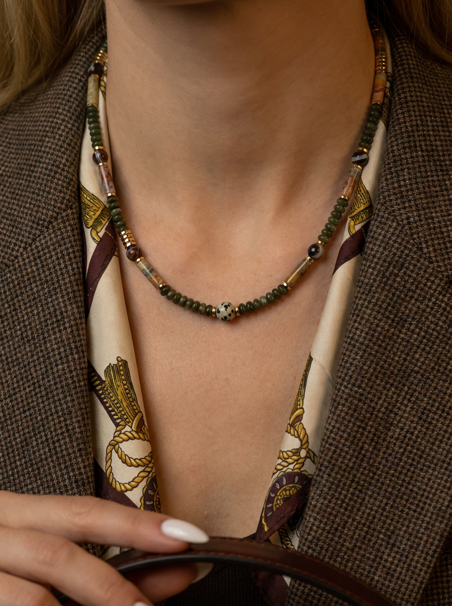 Between the Worlds Crystal Necklace