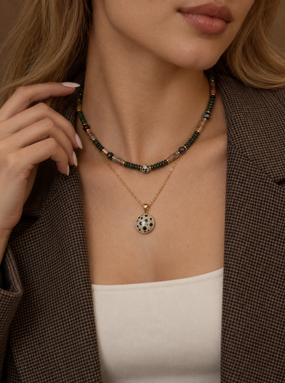 Between the Worlds Crystal Necklace