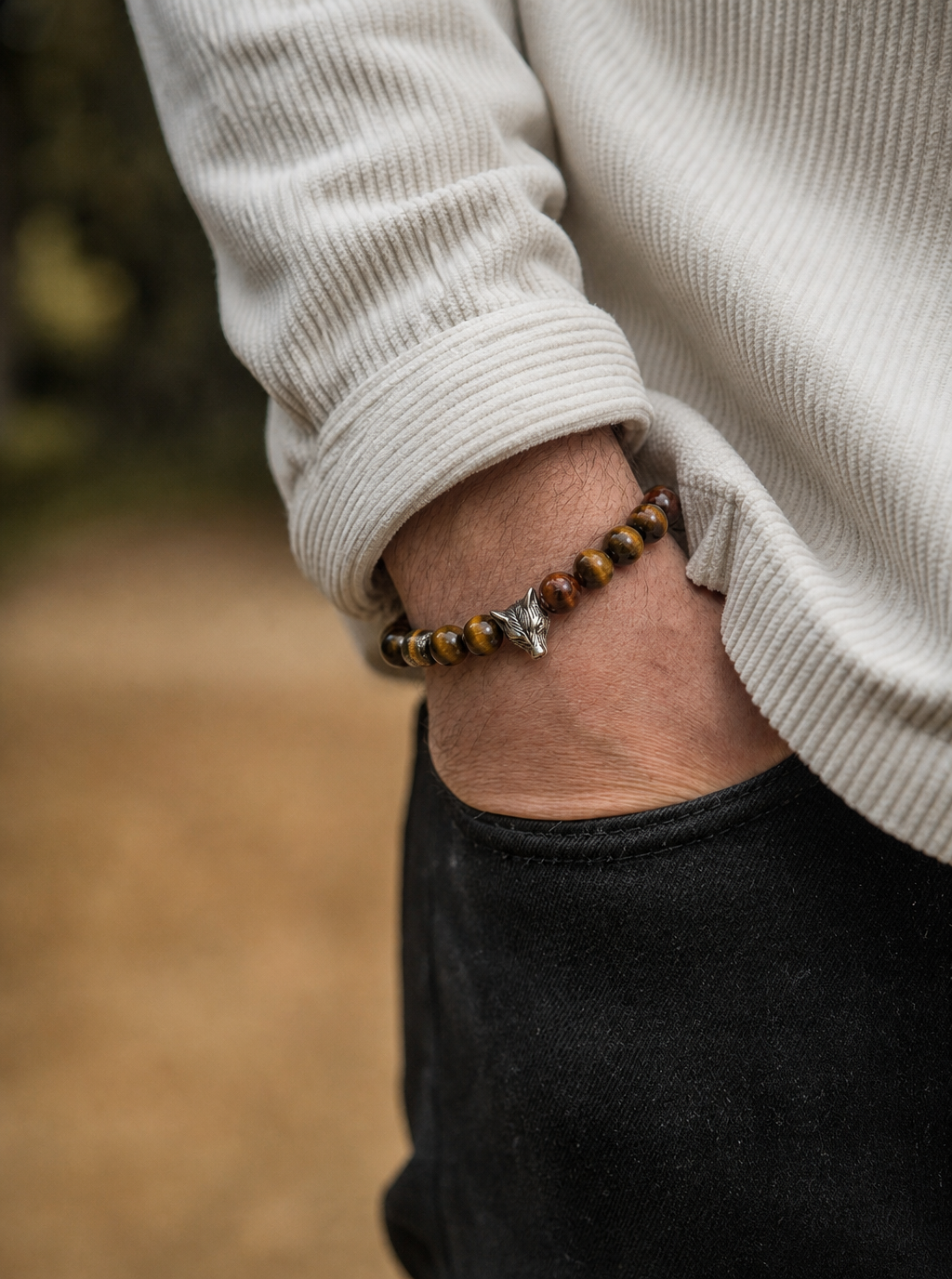 The Warrior- Tiger Eye Yang Bracelet