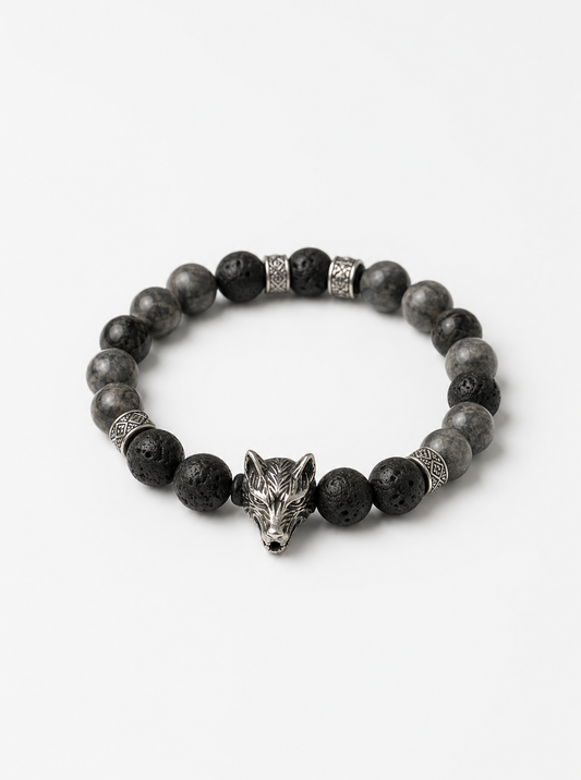 Yooperlite Lava Yang Bracelet- The Awakener