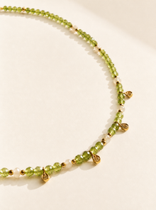 Peridot Choker with Ethiopian Opal