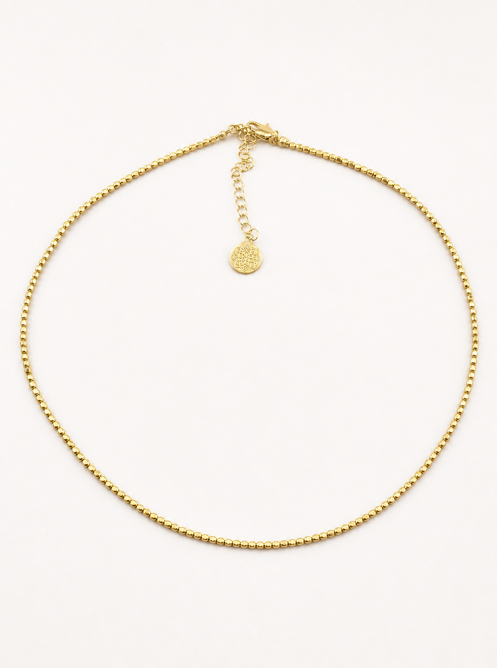 Brass Mandala Necklace