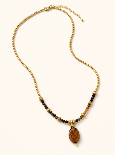 Eye of the Storm Pietersite Crystal Necklace