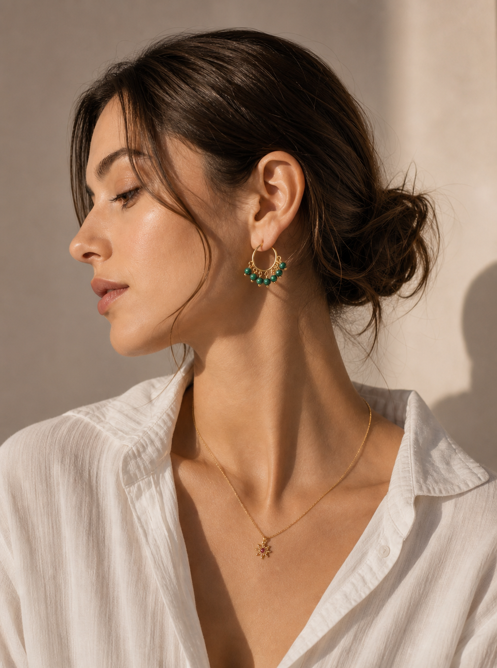 Malachite Earrings