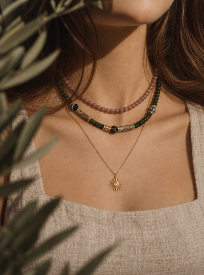 Between the Worlds Crystal Necklace
