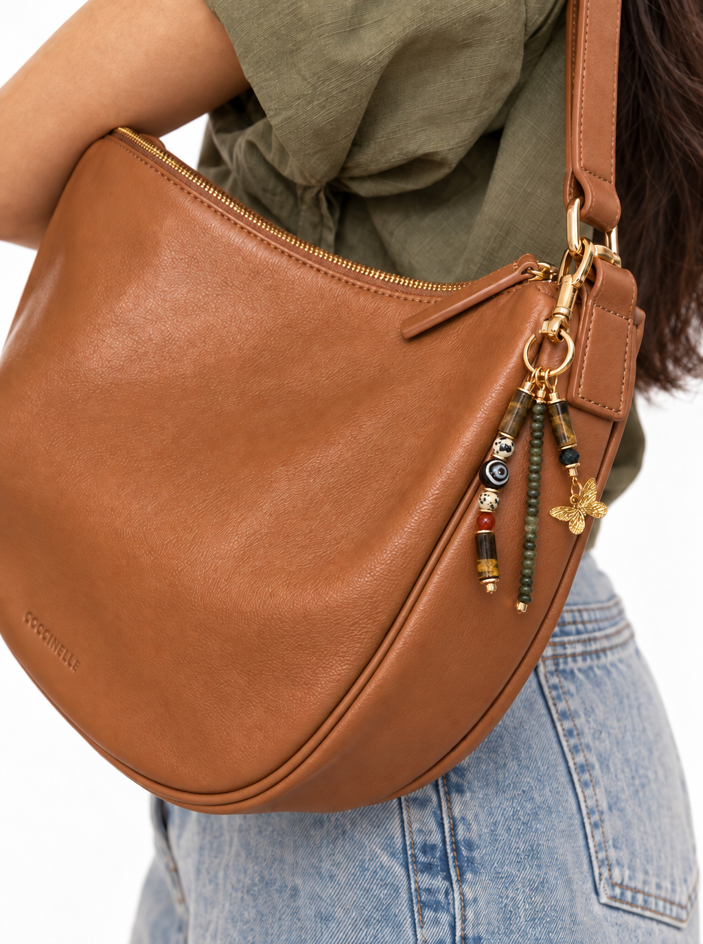 I Evolve Natural Crystal Bag Charm