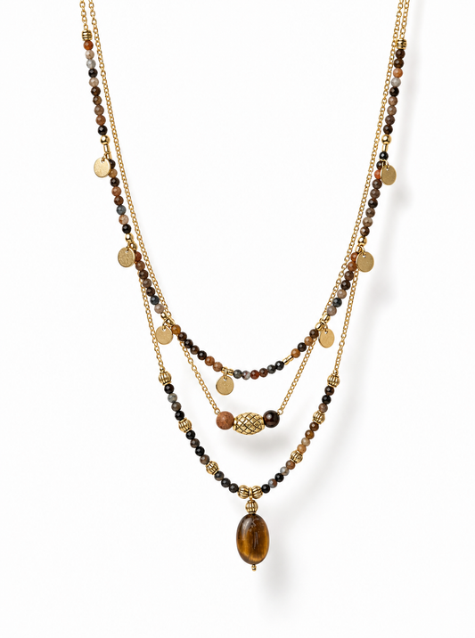 Eye of the Storm Necklace Stack