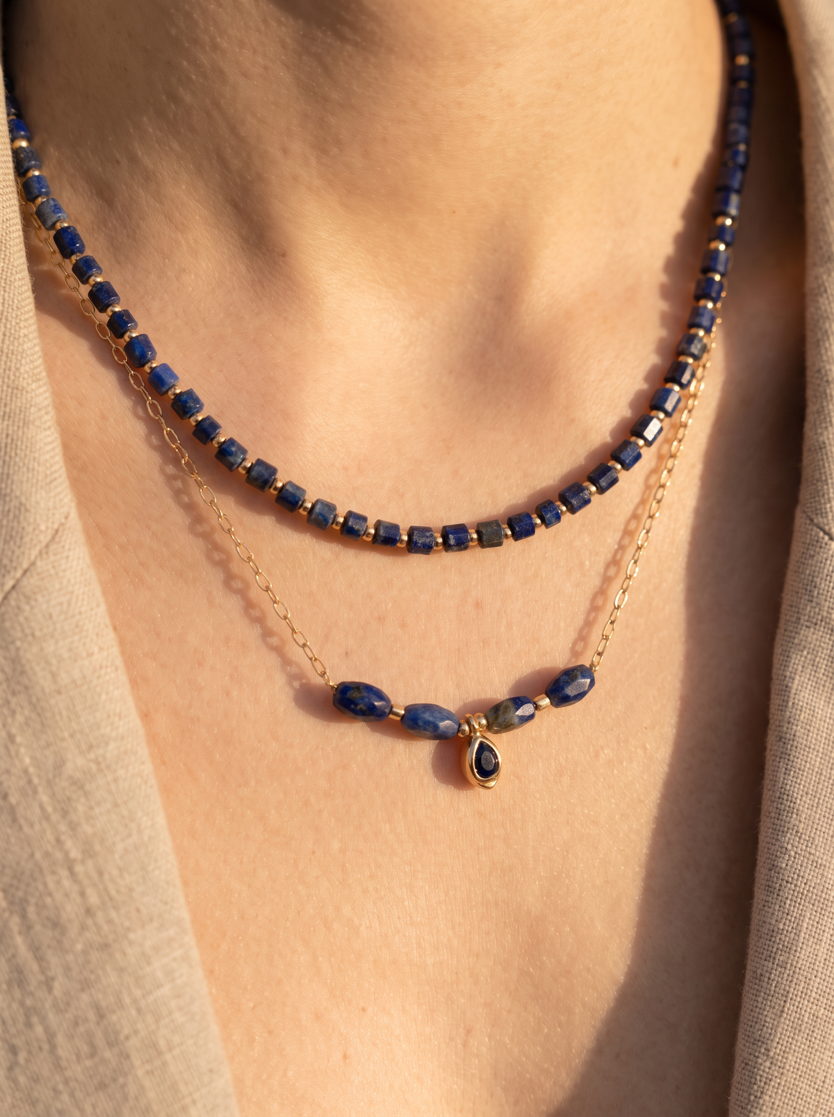 Lapis Lazuli Boho Necklace