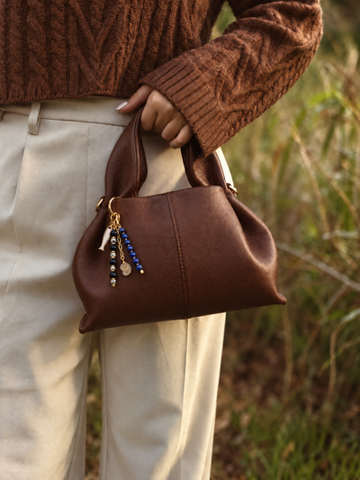 Wisdom & Flow Natural Crystal Bag Charm