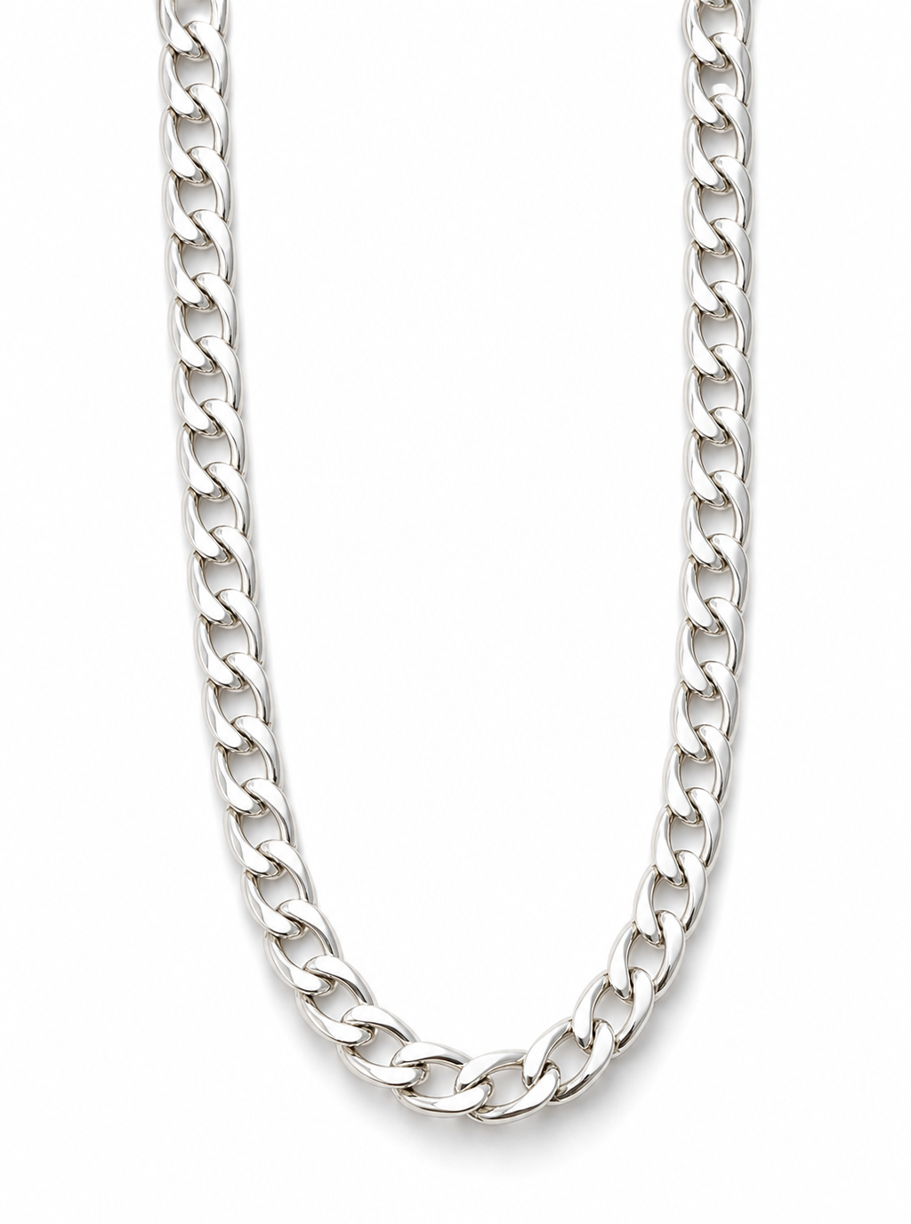 Rhodium Link Chain