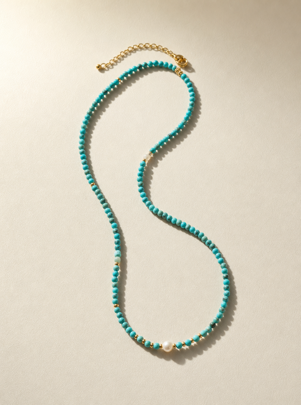 Turquoise Beaded Necklace