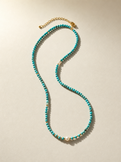 Turquoise Beaded Necklace