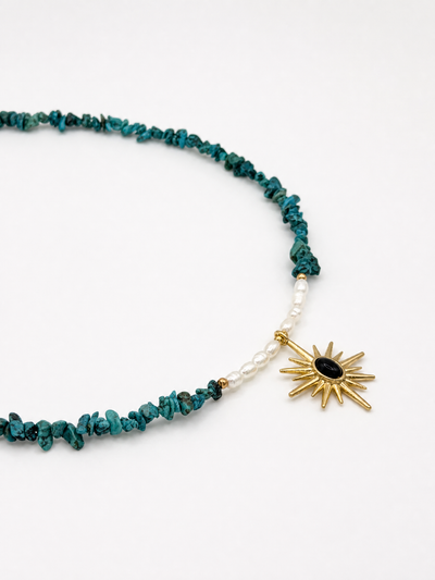 Turquoise Sun Necklace
