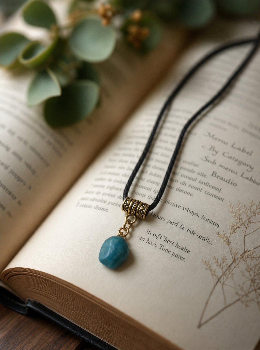 Boho Turquoise Necklace