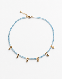 Blue Aquamarine Choker