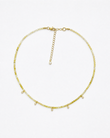 Yellow Opal Choker Necklace