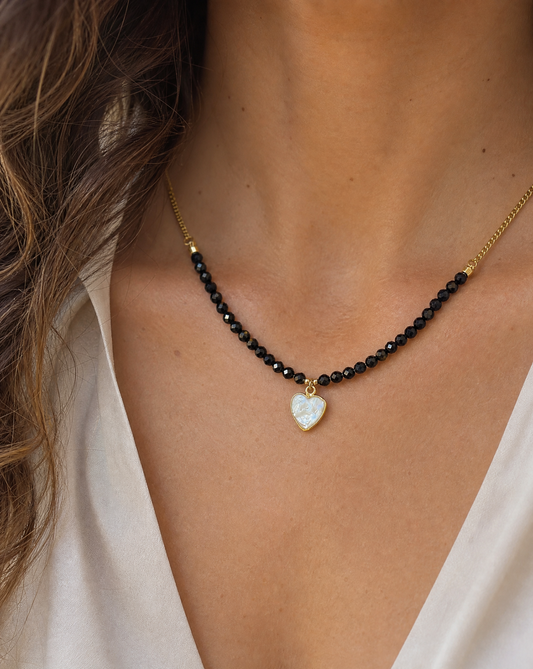 Sapphire Heart Necklace