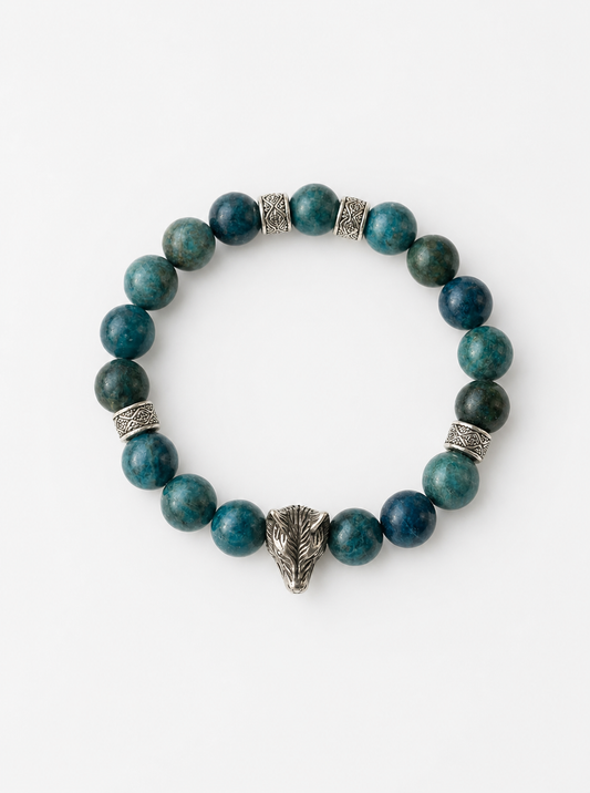 The Visionary- Blue Apatite Yang Bracelet
