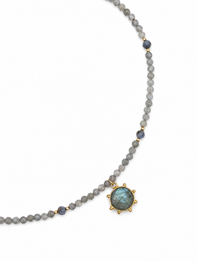 Labradorite Beaded Necklace
