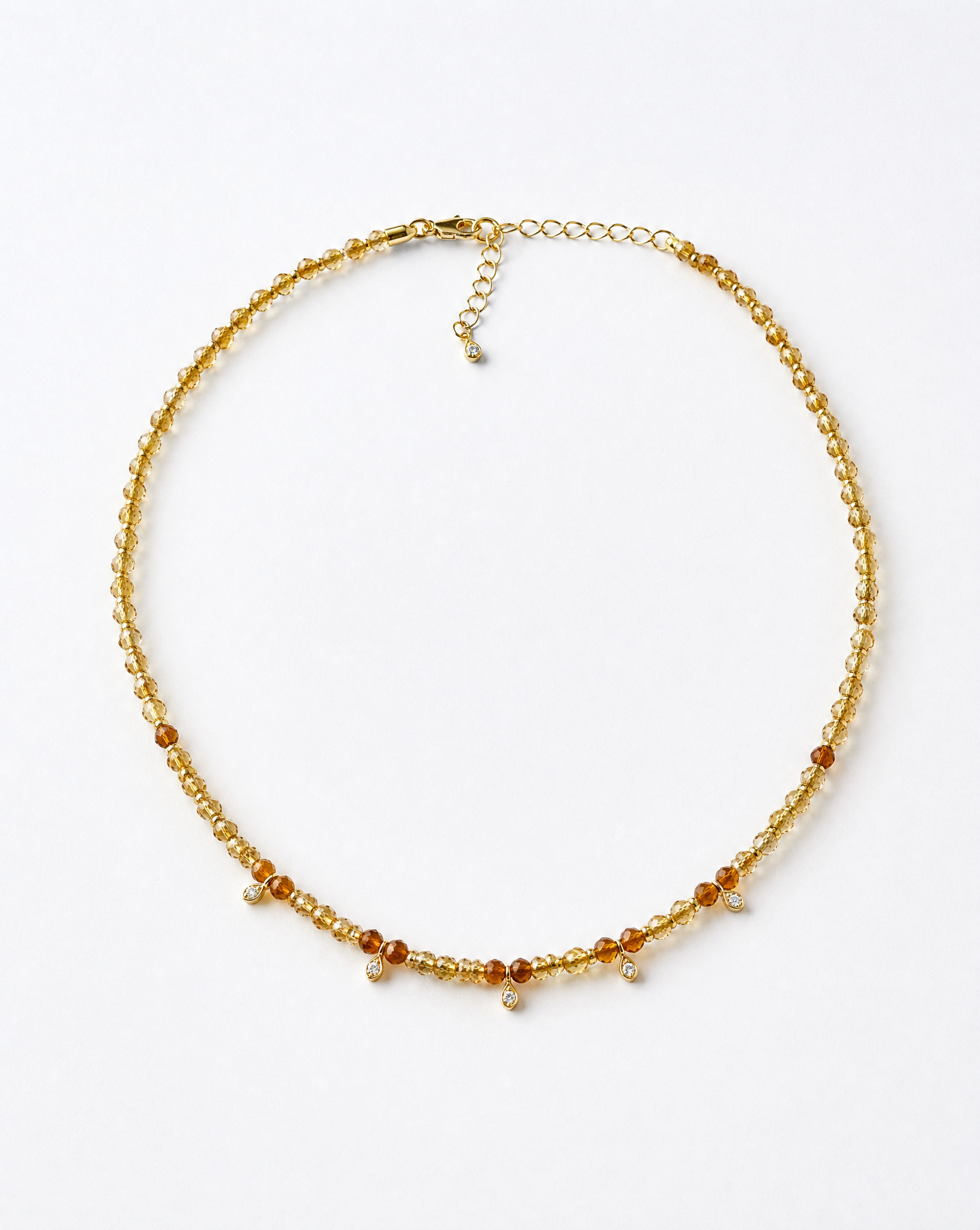 Citrine Choker Necklace