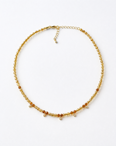 Citrine Choker Necklace