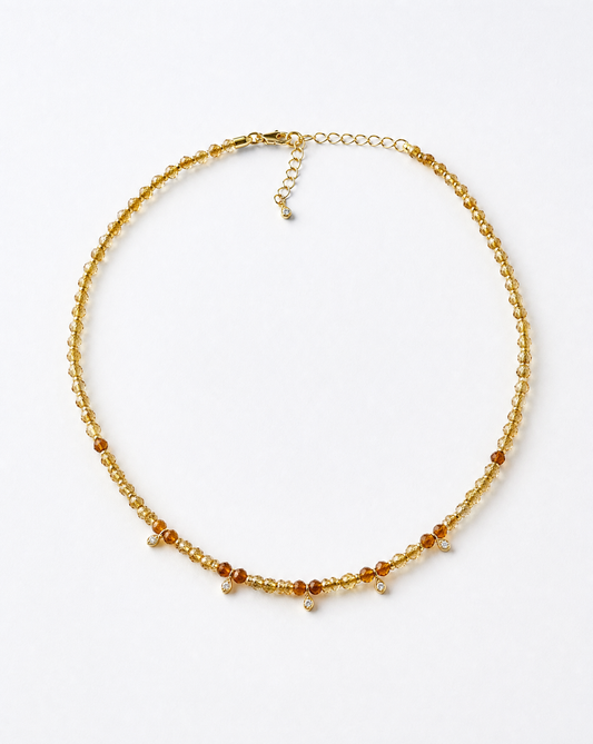 Citrine Choker Necklace