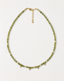 Peridot Choker with Ethiopian Opal