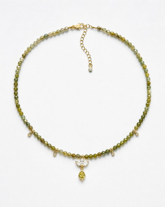 Green Garnet Choker