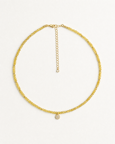 Rare Yellow Sapphire Choker