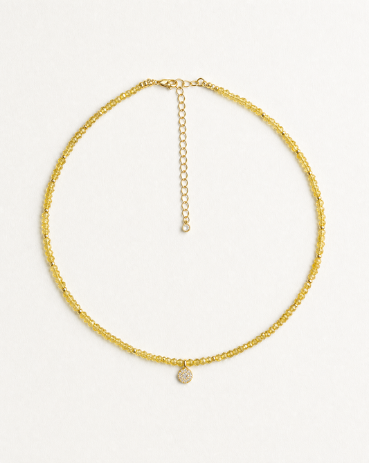 Rare Yellow Sapphire Choker
