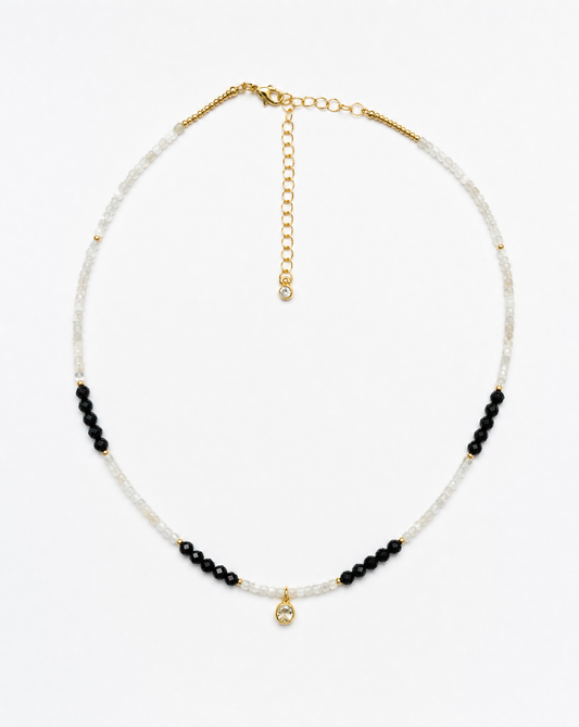 Sapphire & Moonstone Choker Necklace